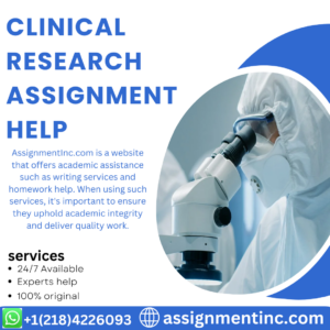 Clinical Research Assignment Help