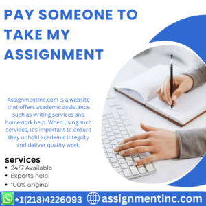 Pay Someone To Take My Assignment