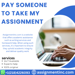 Pay Someone To Take My Assignment