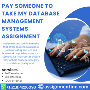 Pay Someone To Take My Database Management Systems Assignment