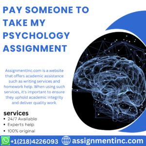 Pay Someone To Take My Psychology Assignment