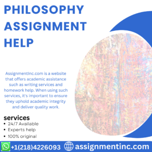 Philosophy Assignment Help