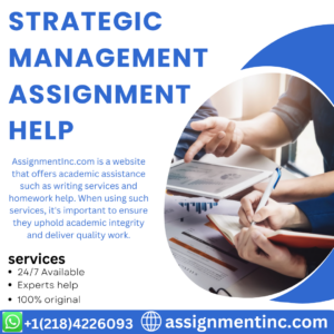 Strategic Management Assignment Help